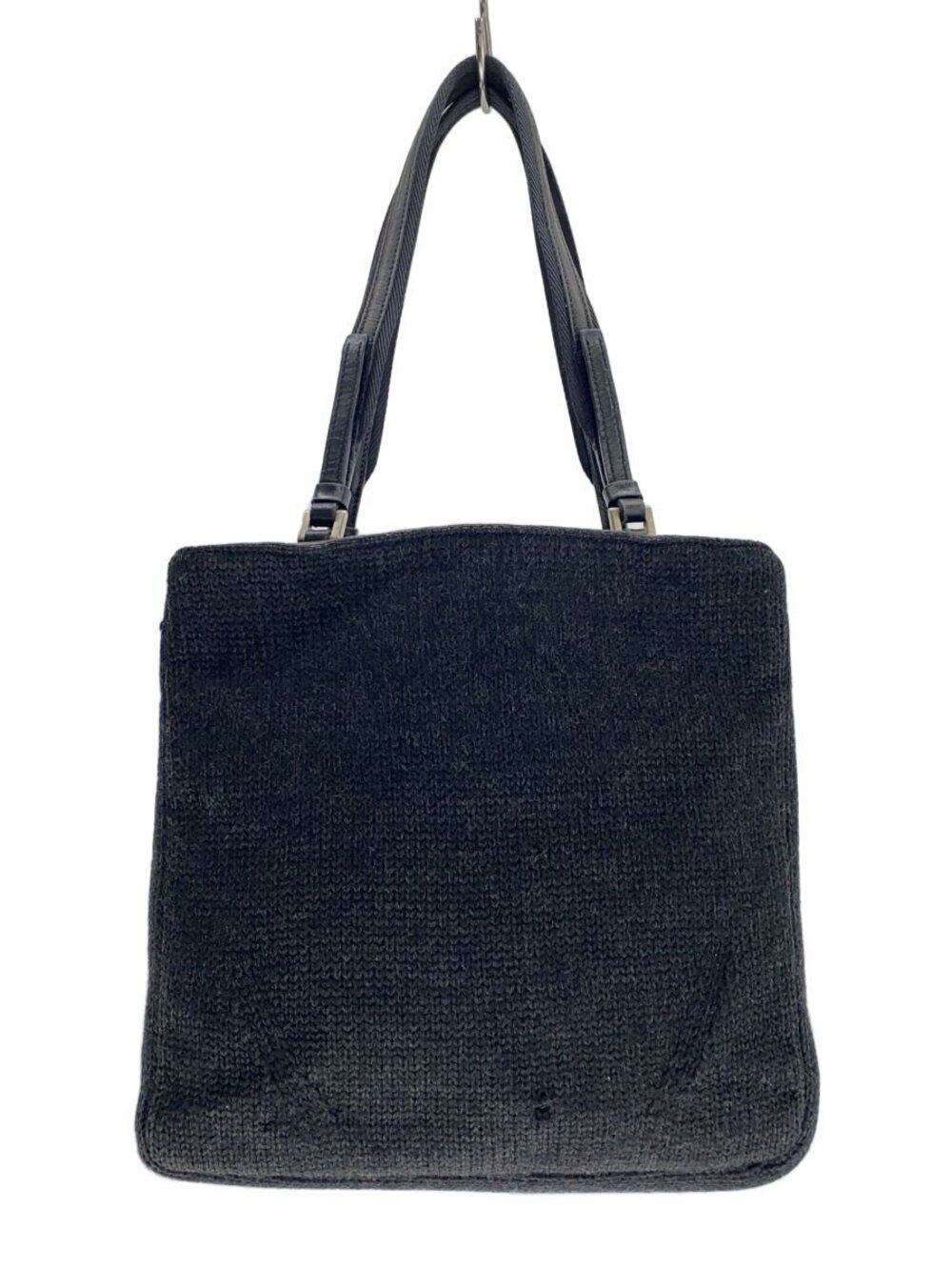 Prada Handbag Wool Black